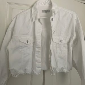 Womens White Jean Jacket